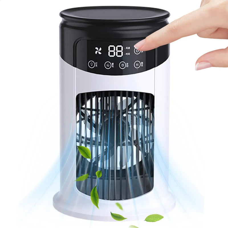 Portable Air Conditioners Evaporative Air Cooler Portable Ac 6 Speeds Adjustable Cooling Fan Quiet Humidifier for Studio Kitchen
