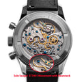 Sugess Watch 1963 Men Watches ST1901 Chronograph Luminous Mechanical Wristwatches Waterproof Crystal - Visuel 3 | SAMAG