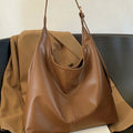 Large Capacity Solid Color Women's Shoulder Bag, Multifunctional Crossbody Bag, Women's Shoulder Tote Bag, Large Capacity Crossbody Tote Bag, Casual Work Bag