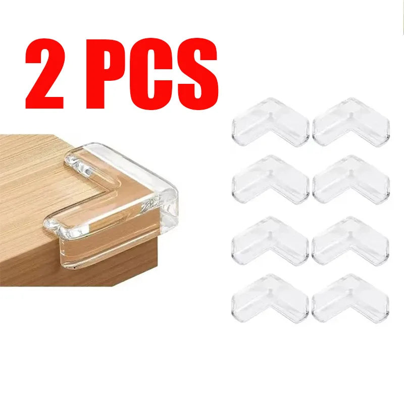 2/4/6pcs Table Corner Protectors For Baby Furniture Corner Guards Clear Children Anti Collision Edge Guards Baby Safety Table