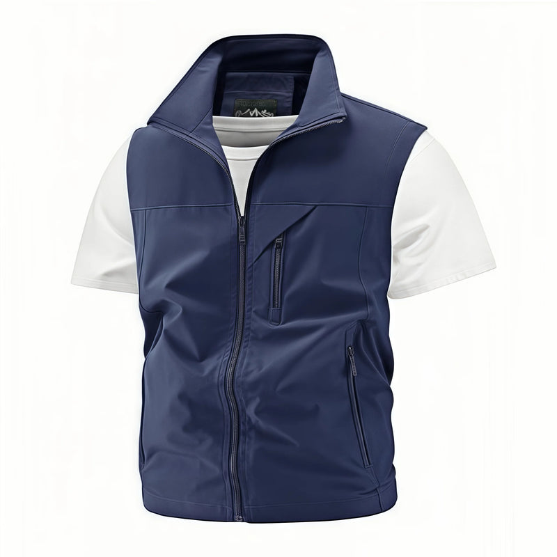 2026 Spring Summer Work and Leisure All-Match Trendy Fishing Vest Multi-Pocket Vest High-End Custom Text Logo Printed