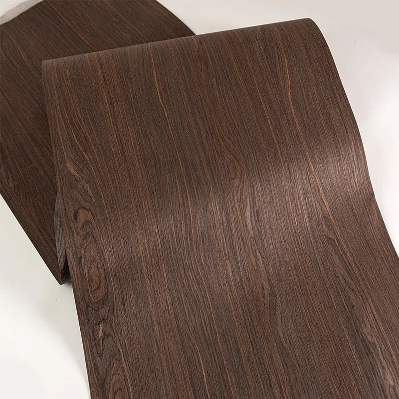 58x250cm Smoked Oak Wood Veneer for Furniture Making & Decorative Surface Design - Engineered Surface Crafting Application