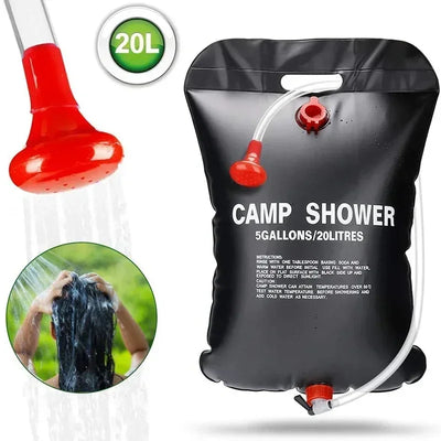 Large Capacity 20L Outdoor Shower Bag Solar Powered | SAMAG