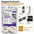 Premium 3D Printer Guide Rail Cleaning Rope, Lint-Free Cotton Thread Cord for Lead Screws Smooth Rods Axis Maintenance Device