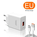 66W 6A Super Fast Charger for Huawei Mate 40 50 60 P50 P60 Nova 9 10 Honor 90 100 Magic 5 Lite 6 Pro Type C Fast Charging Cable