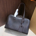 Handbag Large Capacity Leather Women's Bag Boston Shoulder Exquisite Unique Versatile Fashion Hand Carry Classic Elegant High