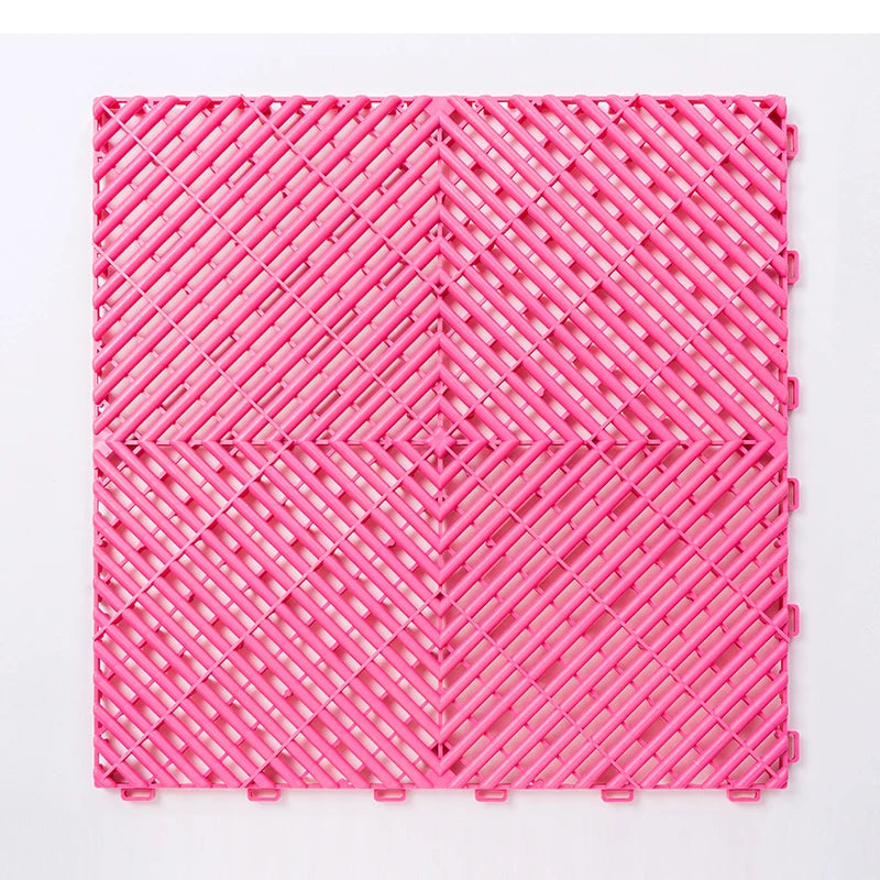 Garage Floor Tile In Interlocking Plastic Grid Floor Car Wash Shop Plastic Interlocking Floor Tiles Pp Pvc For Indoor