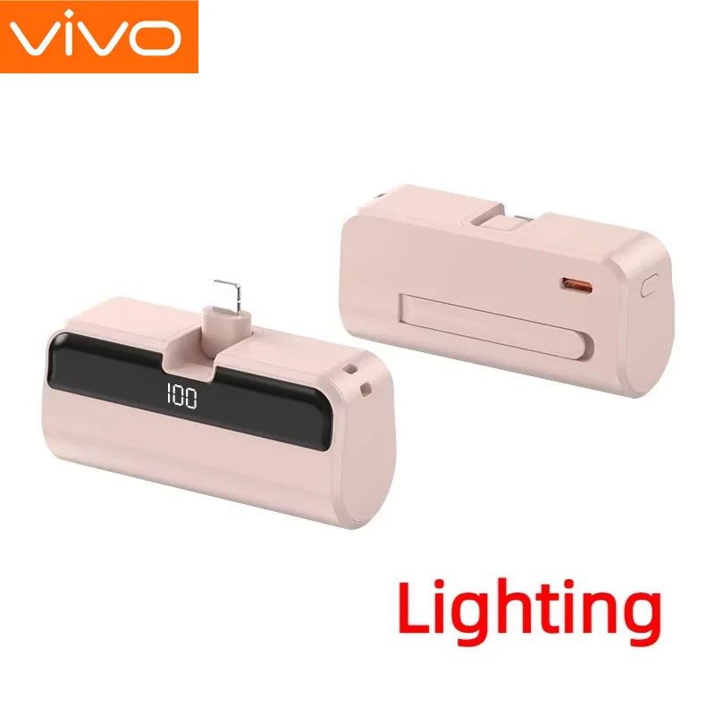 VIVO 500000mAh New Power Bank Large Capacity Super Fast Charging Portable Mini External Battery for Huawei Samsung iPhone
