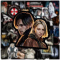 50PCs Resident Evil Stickers For Laptop Scrapbook Luggage Guitar Helmet DIY Graffiti Aesthetic Stickers Creative Gift
