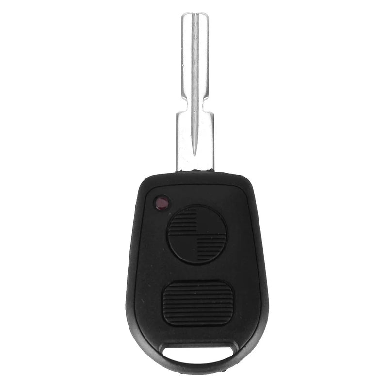 KEYYOU 3 Button Uncut Blade Car Key Replacement Remote Key Case Shell for BMW E31 E32 E34 E36 E38 E39 E46 Z3 Fob Uncut key case