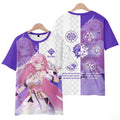 Elysia Honkai Impact 3 Role Playing T-Shirts New Arrival 3D Print Kids Anime Tees Summer Men Women Harajuku Short Sleeve Y2k Top