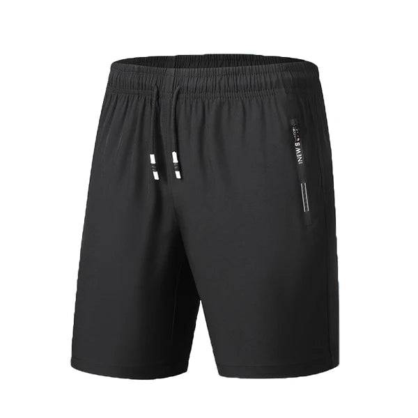 Men's Quick Dry Running Shorts with Drawstring and Zip Pockets - Ideal for Athletic Workouts and Gym - View 16 | SAMAG