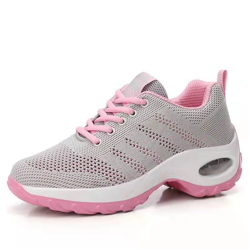 New Women's Fashion Shoes Casual Mesh Walking Flat Sneakers Women non slip Vulcanized Shoes Female Breathable Footwear Mujer