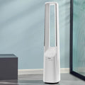 Quiet Tower Air Circulator Fan with Timer - Energy-Saving Bladeless Cooling System for Home/Office & Air Purification Function