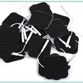 10Pcs 2mm Plug Non-woven Fabric Reusable Self Adhesive Electrode Pads Conductive Gel Pad Body Digital  Massager