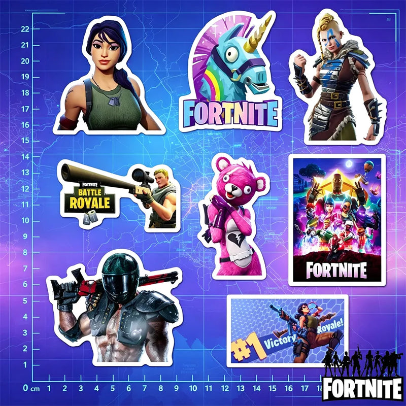 Original Fortnite Game Stickers Waterproof Vinyl Decals - View 6 | SAMAG