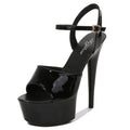 New Pole Dance Shoes Stripper High Heels Women's Sexy Show Shoes Sandals Party Club 15 CM Platform High-heeled Wedding Footwear
