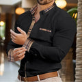 Men's business lapel shirt office casual outdoor street | SAMAG