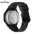 NORTH EDGE MERCURY Men's Military Digital Watch Stopwatch Waterproof 50M Sports Watches World Time