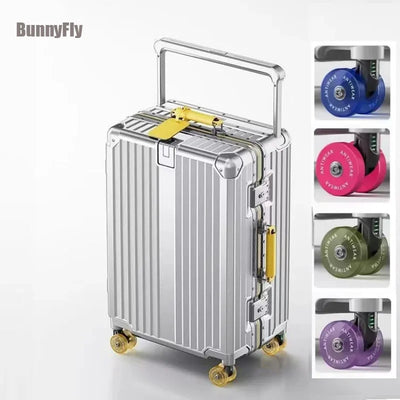 BunnyFly Wide Handlebar Travel Trolley Suitcase | SAMAG
