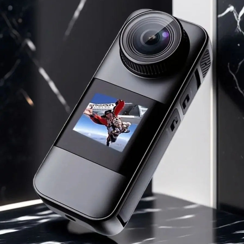 1 dual-screen sports camera for outdoor activities, with 32GB memory card, capable of taking photos and recording videos