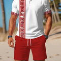 Men's Summer Polo Shirt Sets Casual Collared Sportswear | SAMAG