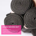 12A Bone Straight Double Drawn 100% Human Hair Bundles Weave Raw Virgin Hair Extensions #1B Natural Black Color Can Bleach For Women
