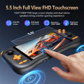NEW Handheld Game Console K56 5.5'' Touch Screen 50 Emulators for PS1/PSP/DC/SS Android 14 5000mAh WIFI5 Retro Game Player