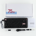 CIDOO QK75 75% Hot-Swap Gasket Tri-Mode Wireless Mechanical Gaming Keyboard with VIA Programmable & RGB Backlit for Win/Mac