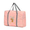 Travel Carry Bags Foldable Travel Bags Handbags Large Capacity Clothing Organizer Luggage Sorting Women Bear Pattern Duffle Bag