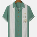 Stripes Simple Casual Dress Shirts European Size Men's | SAMAG