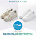 White Shoes Clean Cream 160g No Wash Whitening Paste Multipurpose Gentle Cleaner For Sneakers, Gym Running Soccer Basketball