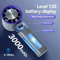 MIJIA Portable Fan Handheld 120 Speed Mini Bladeless Desktop Fan Rechargeable Instant Cooling With Ice Mode For Men Women NEW