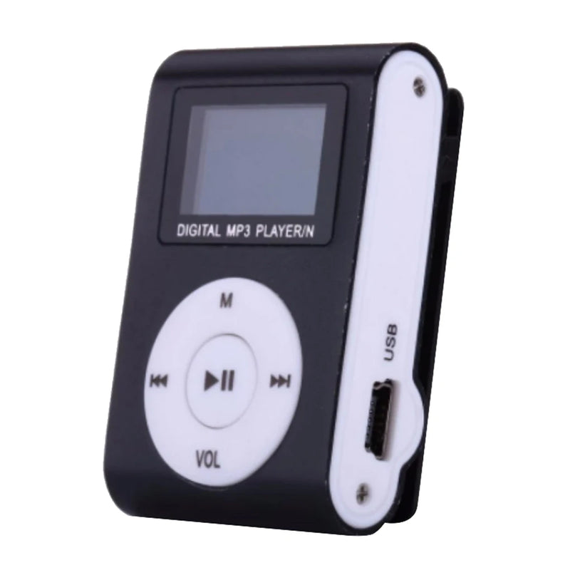 Mini MP3 Player Portable Music 3 5mm Interface Micro Stereo Sports