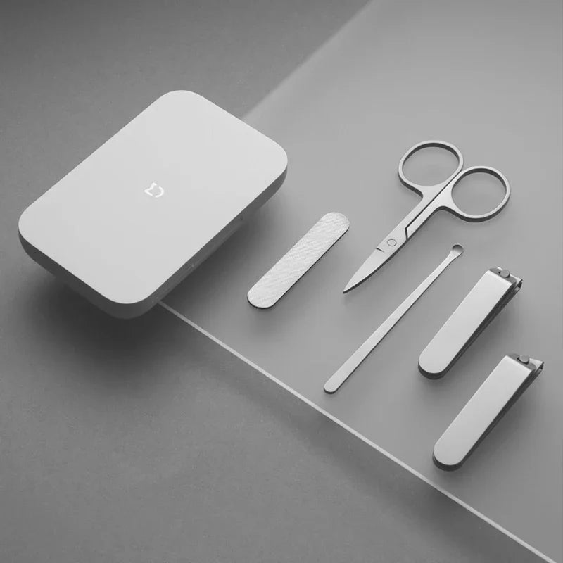 5 in 1 Mijia Nail Clippers Tool Set Pedicure Care Clipper Earpick Nail File Professional Beauty Tools Nail Cutter Trimmer