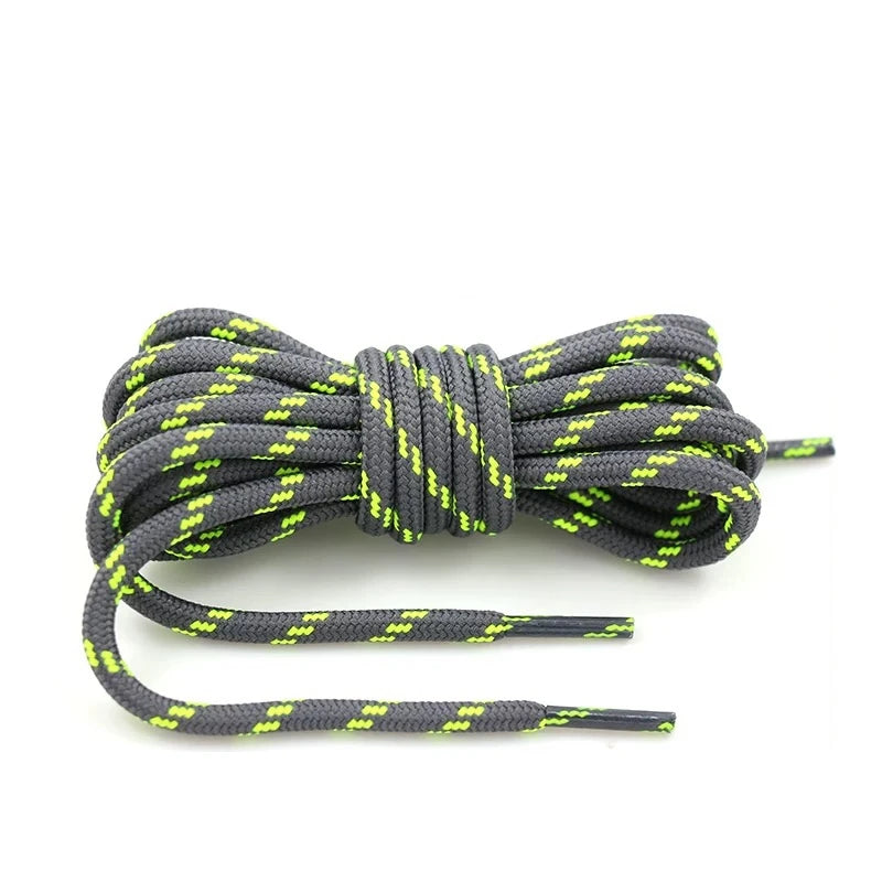1Pair Outdoor Shoelaces Sports Round Shoes Lace Hiking Slip Rope Laces Sneakers Boots Shoelace 100/120/140/160cm Strings