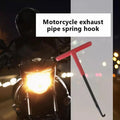 SEAMETAL 1pc Exhaust Spring Puller Tool Motorcycle Exhaust Spring Hooks T Handle Spring Hooks Wrench Spring Puller Removal Tools