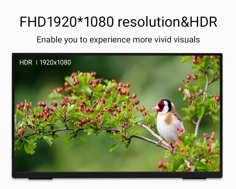 ZSUS 18-Inch 1080P 100Hz 100%sRGB Portable Monitor 16:9 - Visuel 4 | SAMAG