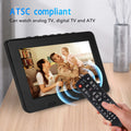 Portable LED Digital TV Portable Digital TV 7 Inch ATSC USB Storage Card TV Function Rechargeable 1080P LED Digital Television