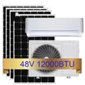 12000btu 1.5HP  1ton 100% off Grid air Conditioner Minisplit Inverter