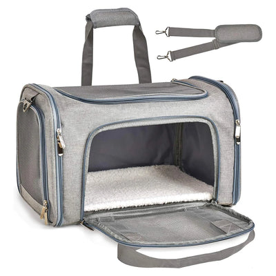 Cat, Dog Carrier for Small Medium Puppies up to 15 Lbs | SAMAG