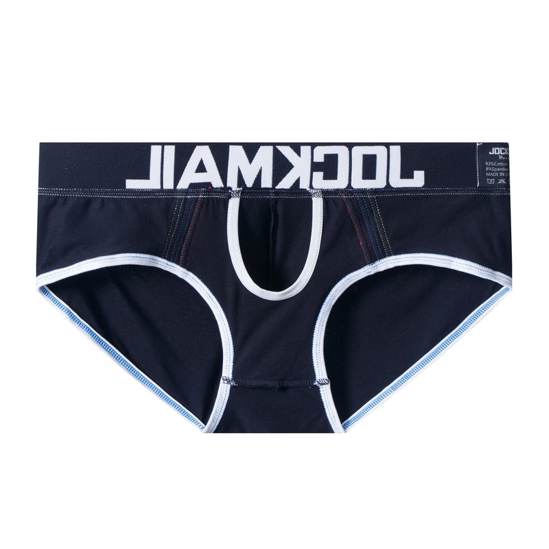 JOCKMAIL Brand Cotton Men Underwear Brief Sexy Gay Penis Pouch Push up calzoncillos hombre slip cueca Gay Underwear male panties