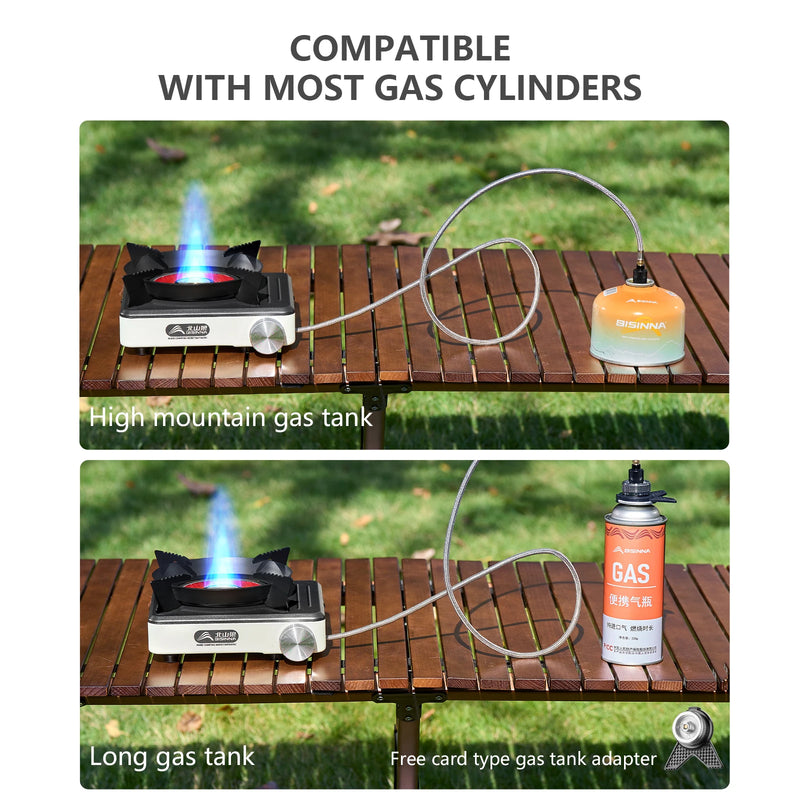 BISINNA Camping 7800W High Power Gas Stove Split Portable - View 4 | SAMAG
