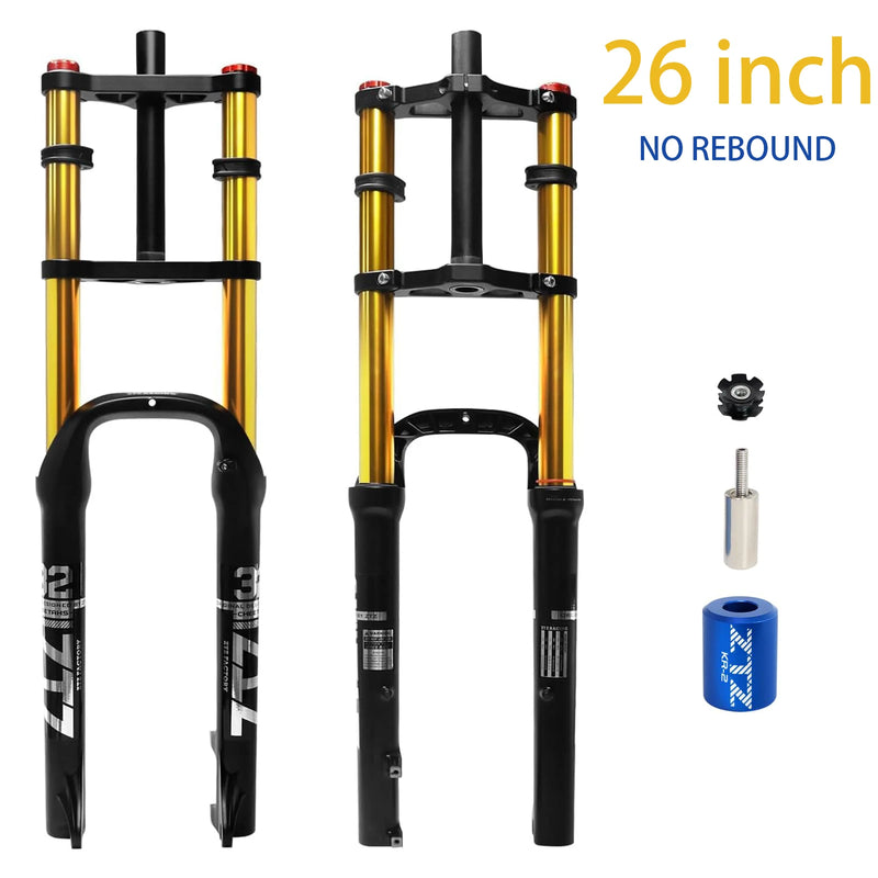 20"/26" Fat Tire Bike Air Suspension Fork, 180mm Travel - View 9 | SAMAG