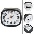 AA Battery Alarm Clock Clock Clock Clocks Operated Silent Bedside Clocks Alarm Battery No Tick Silent Bedside Clocks
