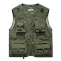 Men's Fishing Vest Breathable Multi Pocket Outdoor Mountaineering Cycling Camping Travel Photography Men's Sports Vest