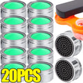 Bathroom 24mm Faucet Aerator Water Saving Tap Insert Nozzle Thread Taps Bubbler Filter Replaceable Parts Kitchen Faucet Strainer
