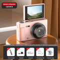 Lenovo Digital Camera 180° Flip Screen 5k Video Vlog Camera 75mp Anti-shake 18x Zoom Portable Body Camera For Students Gifts