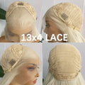 AIMEYA Pre Braided Platinum Blonde Wig13x4 Lace Front Wigs for Women Heat Resistant Synthetic Hair Daily Wear Cosplay Party Wigs