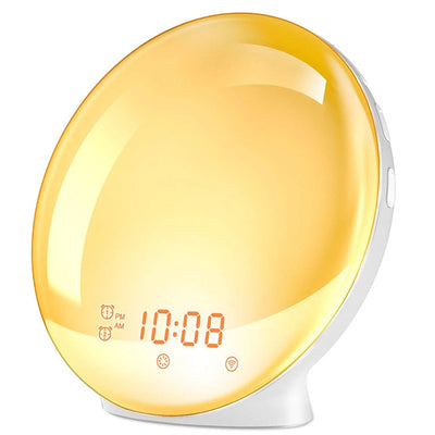 Wake Up Light Alarm Clock with Sunrise/Sunset Simulation | SAMAG